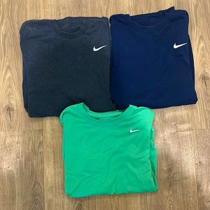 3 Nike Dry Fit shirts